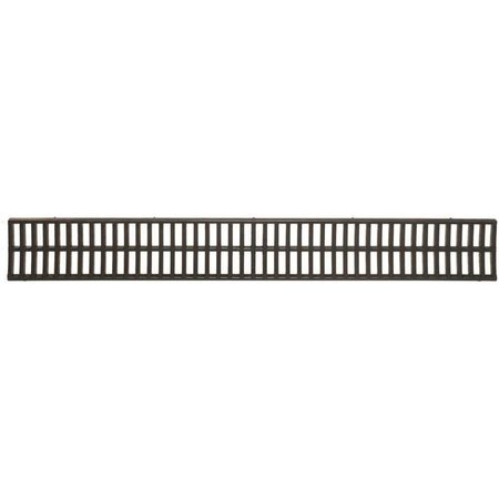 U.S. TRENCH DRAIN Deep Series Black Replacement Grate to suit 5.4 x 5.4 x 39.4 in. Trench and Channel Drain 83320